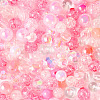Transparent & Opaque Acrylic Bead OACR-TAC0002-08B-4