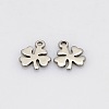 Four Leaves Clover 304 Stainless Steel Charms STAS-N025-05-1