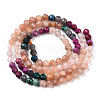 Natural & Synthetic Mixed Gemstone Beads Strands G-D080-A01-01-11-2