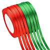 8Rolls 2 Colors Single Face Satin Ribbon OCOR-FS0001-09-1