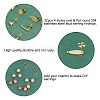   32Pcs 4 Styles Oval & Flat Round 304 Stainless Steel Stud Earring Findings STAS-PH0001-49-6