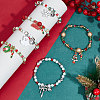 SUNNYCLUE DIY Christmas Bracelet Making Kit BJEW-SC0001-07-4