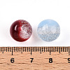 Two Tone Transparent Resin Beads X1-RESI-N042-12mm-07-3