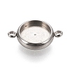 Tarnish Resistant 304 Stainless Steel Links Connectors Settings LS-X-STAS-K202-02D-P-1