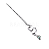 Alloy Rhinestone Hair Sticks PW-WG29501-02-1