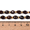 Natural Orange Garnet Beads Strands G-N342-53-8x6-05-5