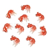 10Pcs UV Printing Acrylic Pendants TACR-YW0003-22F-1