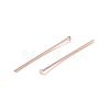 Brass Flat Head Pins LS-X-KK-WH0058-03B-RG-2
