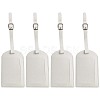 CutHollow 4Pcs PU Leather Luggage Tag OFST-CL0001-01B-04-1