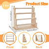 4-Tier Wood Scrunchie Holders ODIS-WH0348-220-2