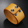 Flat Sided Cowhide Leather Cord Bracelets BJEW-WH20007-09A-3