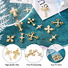 18Pcs 9 Style Alloy Pendants & Chandelier Componenent Links FIND-CD0001-40-5