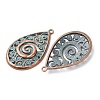 Tibetan Style Alloy Pendants FIND-B055-02D-2