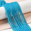 Imitate Austrian Crystal Frosted Glass Beads Strands EGLA-A039-T3mm-MD19-4