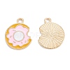 Light Gold Plated Alloy Enamel Pendants LS-ENAM-R136-29-3