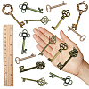 SUNNYCLUE Skeleton Key Charm DIY Jewelry Making Kit for Crafts Gifts DIY-SC0017-38-3