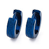 Sand Flash 304 Stainless Steel Hoop Earrings for Women EJEW-M001-23A-6