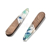 Resin and Walnut Pendants FIND-R051-08G-2