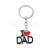 Father's Day Alloy Enamel Keychains KEYC-P020-A02-1