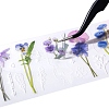 6 Rolls 6 Styles Flower PET Adhesive Sticker Rolls DIY-CC0001-23-4