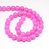 Natural Yellow Jade Beads Strands G-G598-6mm-YXS-30-2