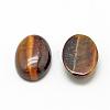 Natural Tiger Eye Cabochons G-R415-14x10-35-2