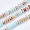 Synthetic Aqua Terra Jasper  Beads Strands X-G-S366-102A-1