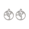 Non-Tarnish 316 Surgical Stainless Steel Charms STAS-C096-11F-P-1