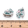Brass Enamel Pendants KK-T081-16B-P-3