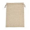 Burlap Packing Pouches Drawstring Bags ABAG-Q050-17x23-01-1