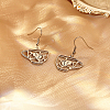 Coffee Cup Shape 304 Stainless Steel Dangle Earrings LY4218-1-2