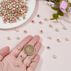 150Pcs 5 Colors Alloy Enamel Beads ENAM-HS0001-04-3