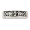 304 Stainless Steel Wing Skull Connector Charms STAS-Z147-11AS-02-1