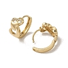 Brass Micro Pave Cubic Zirconia Hoop Earring EJEW-L271-05KCG-02-2