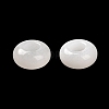 Natural White Jade European Beads G-R488-02H-3