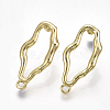 Alloy Stud Earring Findings PALLOY-T065-13-1