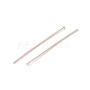 Brass Flat Head Pins X-KK-WH0058-03D-RG-2