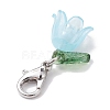 Lily Acrylic Pendant Decorations HJEW-JM01890-01-5