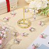 Acrylic & Alloy Pendant PALLOY-CA00011-5