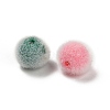 Flocky Opaque Acrylic Beads OACR-I026-01A-2