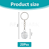 Iron Spiral Bead Cage Keychain KEYC-DC00004-2