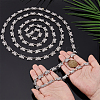 1Pc Alloy Glass Crystal Rhinestone Butterfly Link Chains LCHA-PH0001-01-3