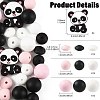 40Pcs 10 Styles Silicone Beads SIL-FS0001-27C-4