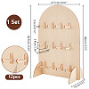 Arch Shaped Wood Bracelet Display Stands BDIS-WH0007-02-2