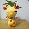 DIY Deer Doll Crochet Kit DIY-I053-07-1