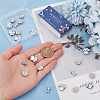 30Pcs 3 Styles Alloy Rhinestone Slide Charms FIND-SC0010-34-3