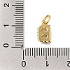 Rack Plating Brass with ABS Plastic Imitation Pearl Charms KK-B092-30B-G-3