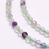 Natural Fluorite Beads Strands G-F509-38-3mm-4