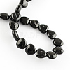Dyed Natural Black Onyx Beads Strands X-G-R190-10-2