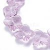 Transparent Glass Beads GLAA-Q066-10mm-B17-3